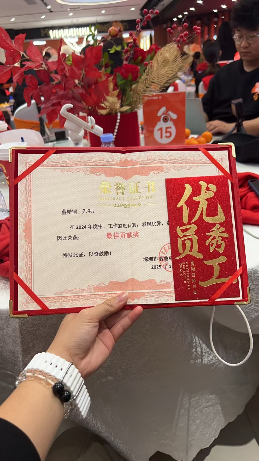 2024 年度最佳贡献奖